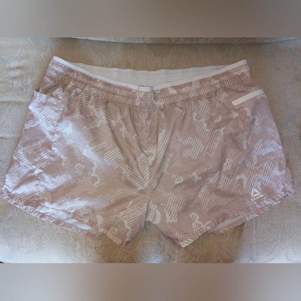 Reebok Women's Pink Camo Performance Shorts
